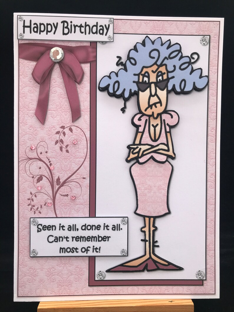 Funny Humour Birthday Card Women Female Her Ladies Older Mum - Etsy