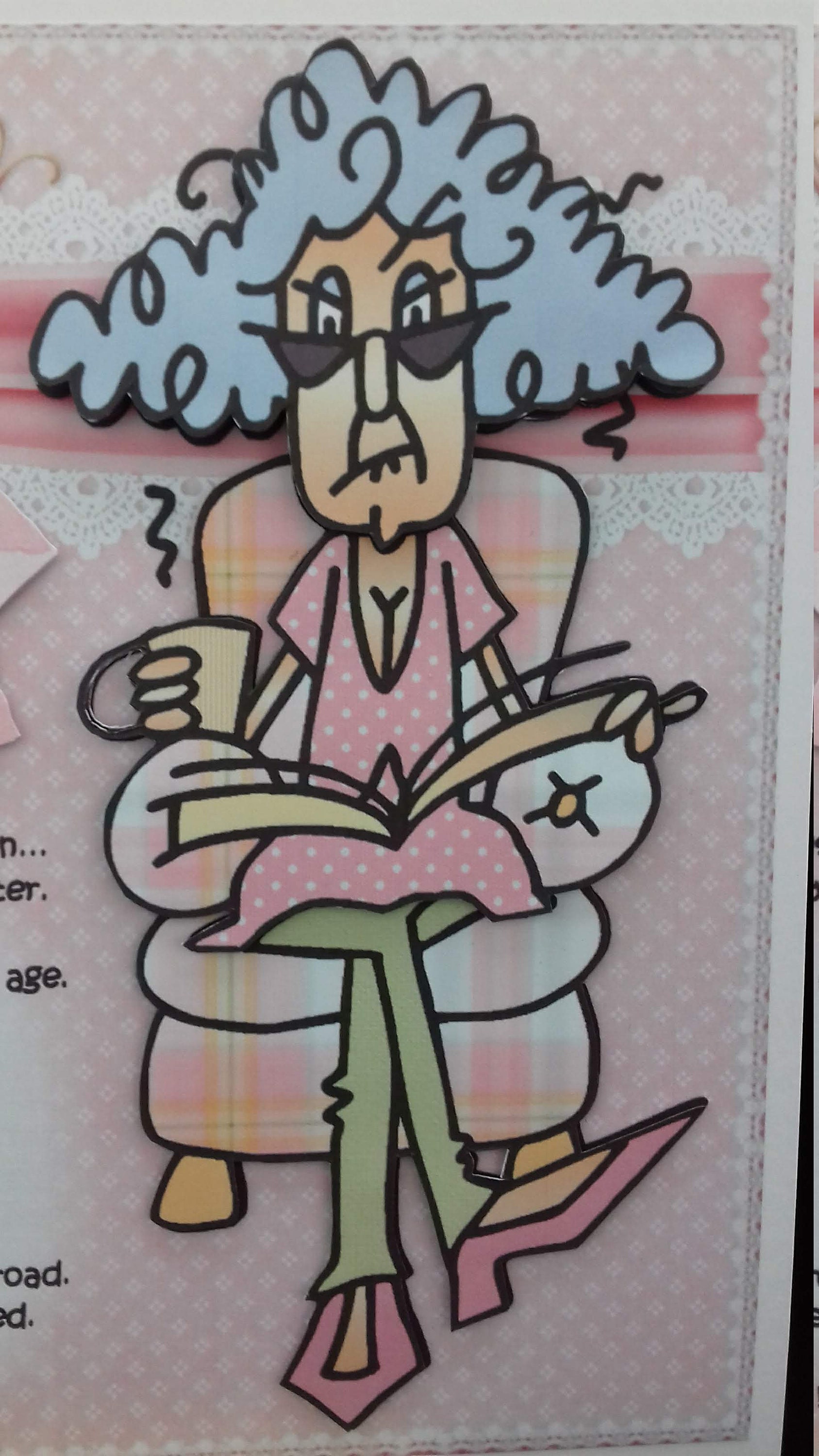 Funny Birthday Card Humour Women Female Ladies Her Older Mum Wife ...