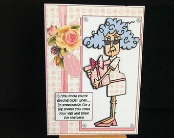 For him For Child Get Well Card Greeting Card Humorous Fun For Her Handmade Whimsical Sneezing Tissues For Adult Unisex