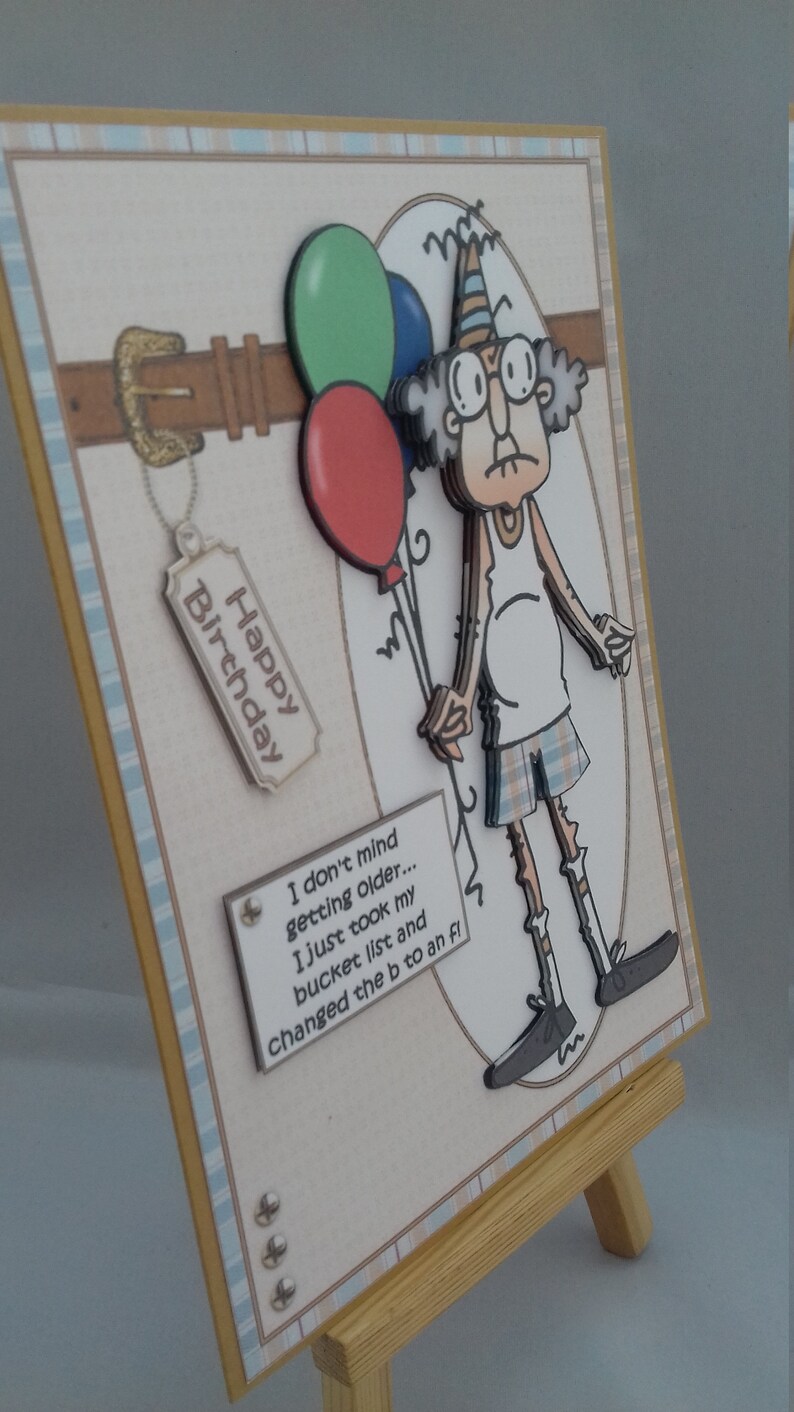 Funny Humour Birthday Card Men Male Him Older Dad Husband - Etsy