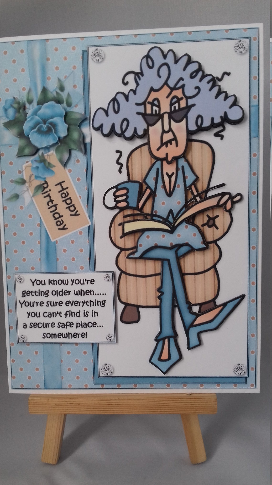 Funny Birthday Card Humour Women Female Ladies Her Older Mum Wife ...
