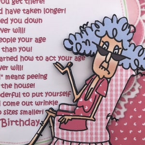 Funny Humour Birthday Card Women Female Ladies Her Older Mum - Etsy
