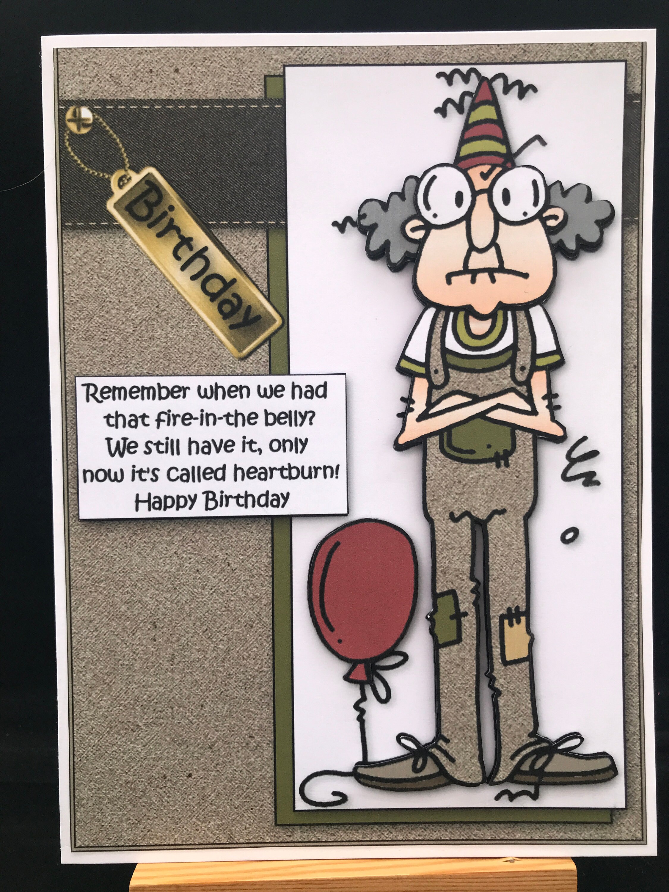 Funny Humour Birthday Card Men Male Him Dad Father Husband Brother ...