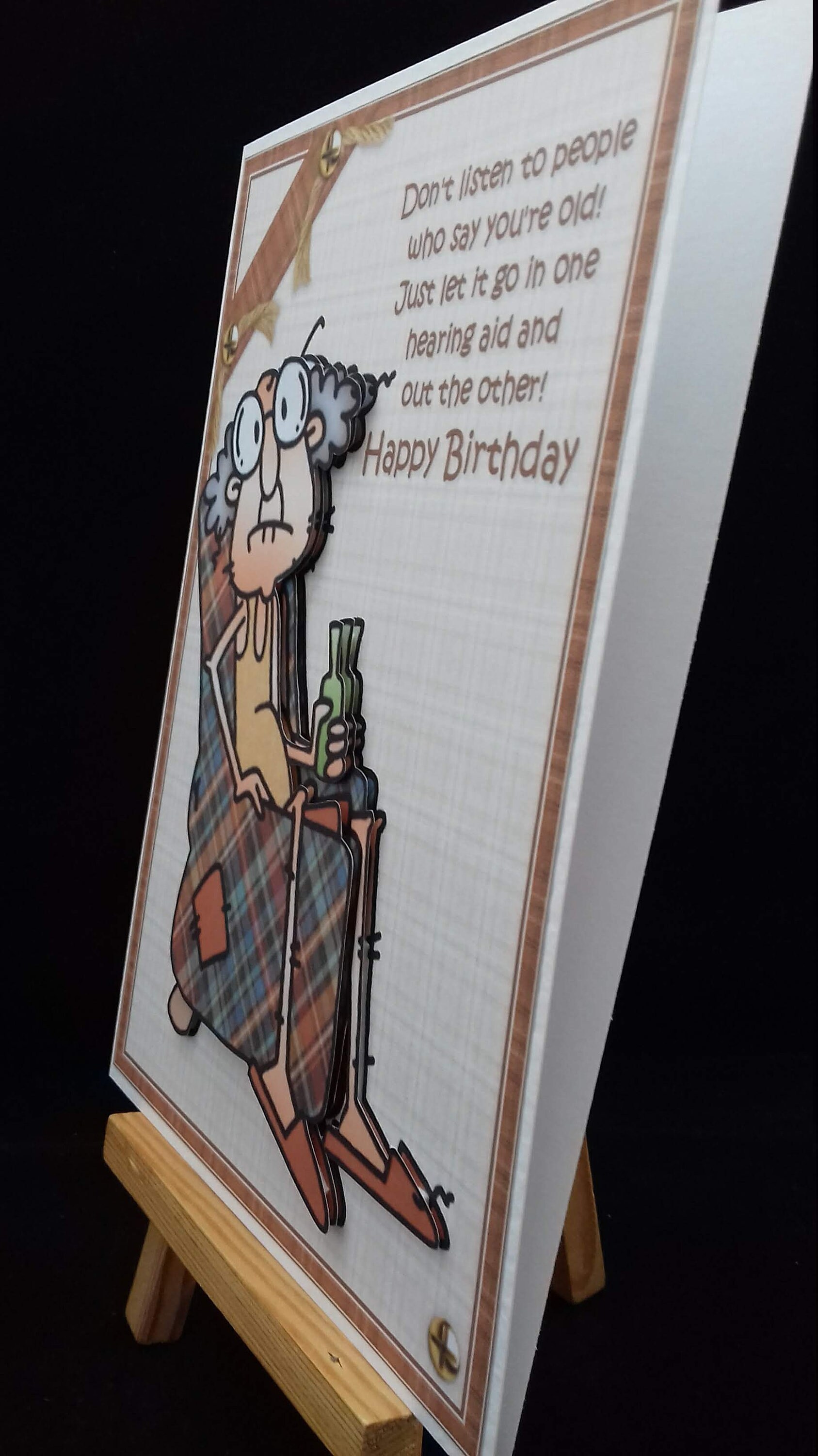 Grappige humor verjaardagskaart mannen man hem oudere vader - Etsy ...