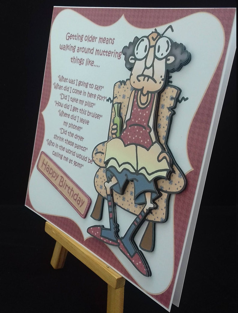 Funny Humour Birthday Card Men Male Him Older Dad Husband Brother ...