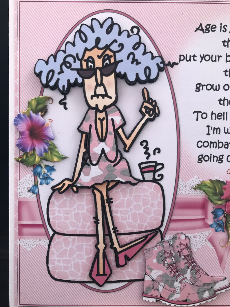 Funny Humour Birthday Card for Women Female Ladies Her Older Mum Mother ...