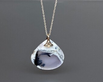 40X27X6 mm Loose Gemstone B-132 Dendrite Opal Pendant Dendrite Opal Macrame Pendant Gemstone Pendant Oval Shape 51.00 Ct