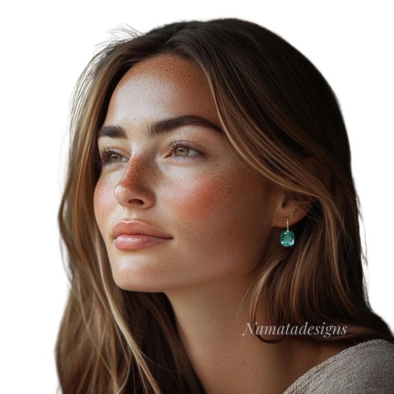 14K Gold Paraiba Tourmaline Drop Earrings: Ocean Blue Jewelry