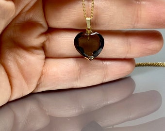 アクセサリー MHT smoky quartz Heart pendant top il_340x270.5778692723_9mom.jpg