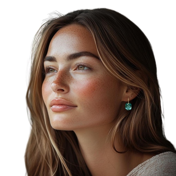 14K/18K Gold Paraiba Tourmaline Drop  Earrings (26 ct), Blue Tourmaline  Earrings, Tourmaline Jewelry Gift For Her, Valentine's Day Gifts
