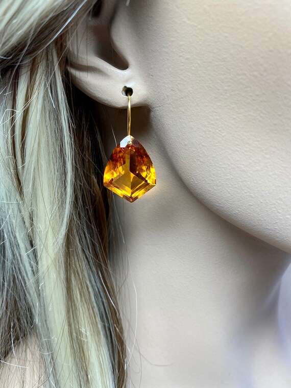 Jewels By Lux Sterling Silver Rhodium-plated Citrine Ring Jewels By Lux Sterling Silver Rhodium-plated Citrine Ring