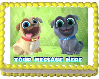 Puppy Dog Pals Edible Cake Cupcake Topper