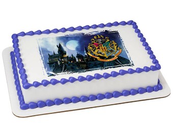Harry Potter Hogwarts Edible Cake Topper