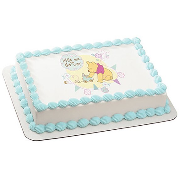 Winnie The Pooh Baby Shower Edible Cake Topper Etsy Winnie The Pooh Baby Shower Edible Cake Topper Etsy