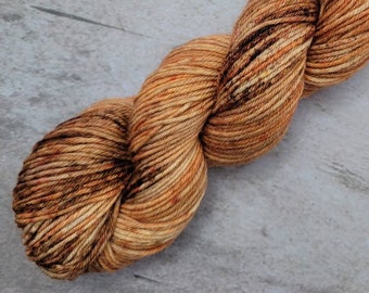 Hand Dyed Yarn in Grand Canyon Colorway: Variegated Yarn in Earth Tones