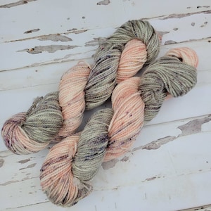 Hand Dyed Yarn in Fragility Colorway