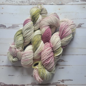 Hilo de merino teñido a mano: combinación de colores Martha's Vineyard