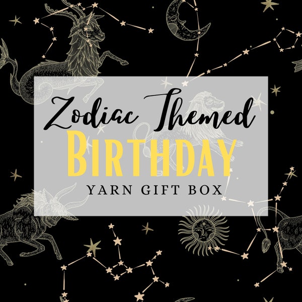 Birthday Yarn Gift Set: Zodiac Themed Fade Set of Three Colorways