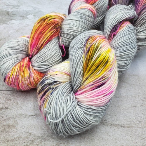 Hand Dyed Yarn in Rose Gold Patina Etsy