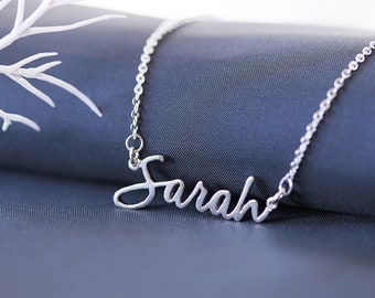 Custom Name Necklace-Personalized Necklace-Custom Necklace -Personalized Name Jewelry -Nameplate Necklace -Birthday Gift -Font Name Necklace