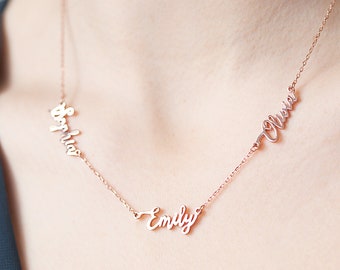 Custom Name Necklace - Family Name Necklace - Family Necklace - Dainty Name Necklac - BFF Necklace - Personalized Gift