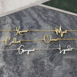 Custom Name Necklace - Family Name Necklace - Sisters Necklace - Dainty Name Necklace - Friendship Necklace - Personalized Gift