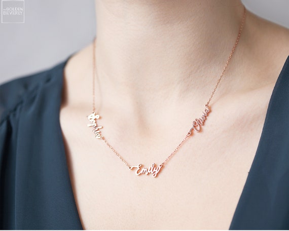 Custom Name Necklace - Family Name Necklace - Family Necklace - Dainty Name Necklac - BFF Necklace - Personalized Gift