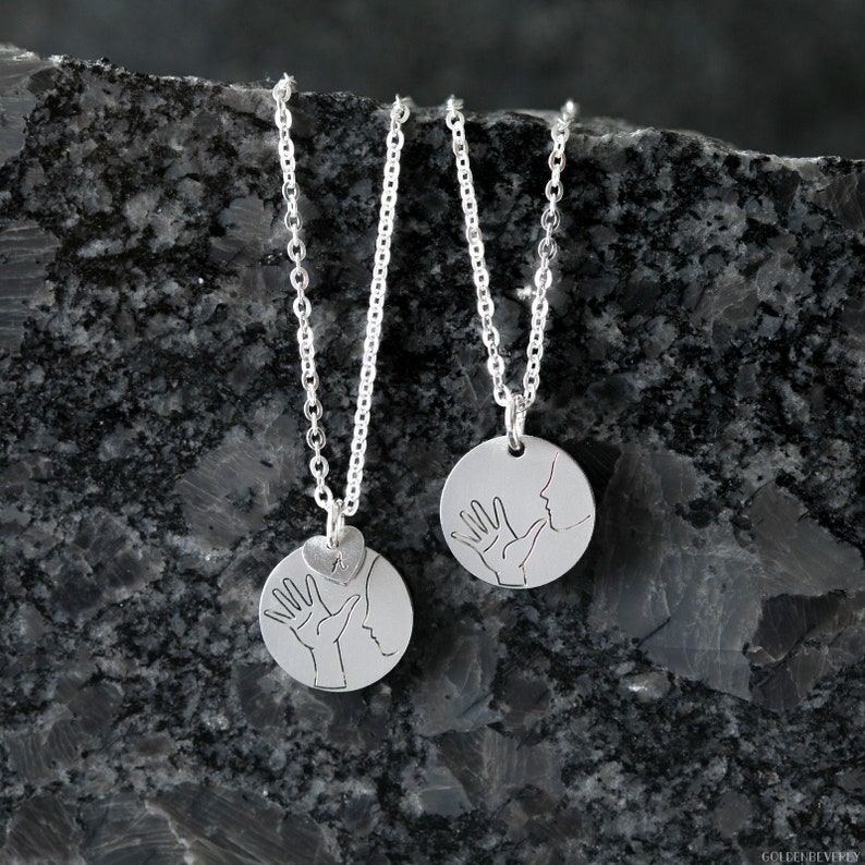 Sign Language Necklace ASL Necklace Hand Sign Necklace Etsy