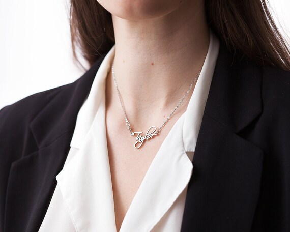 Dainty Name Necklace Personalized Name 
