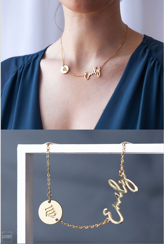Zodiac Necklace Constellation Necklace 