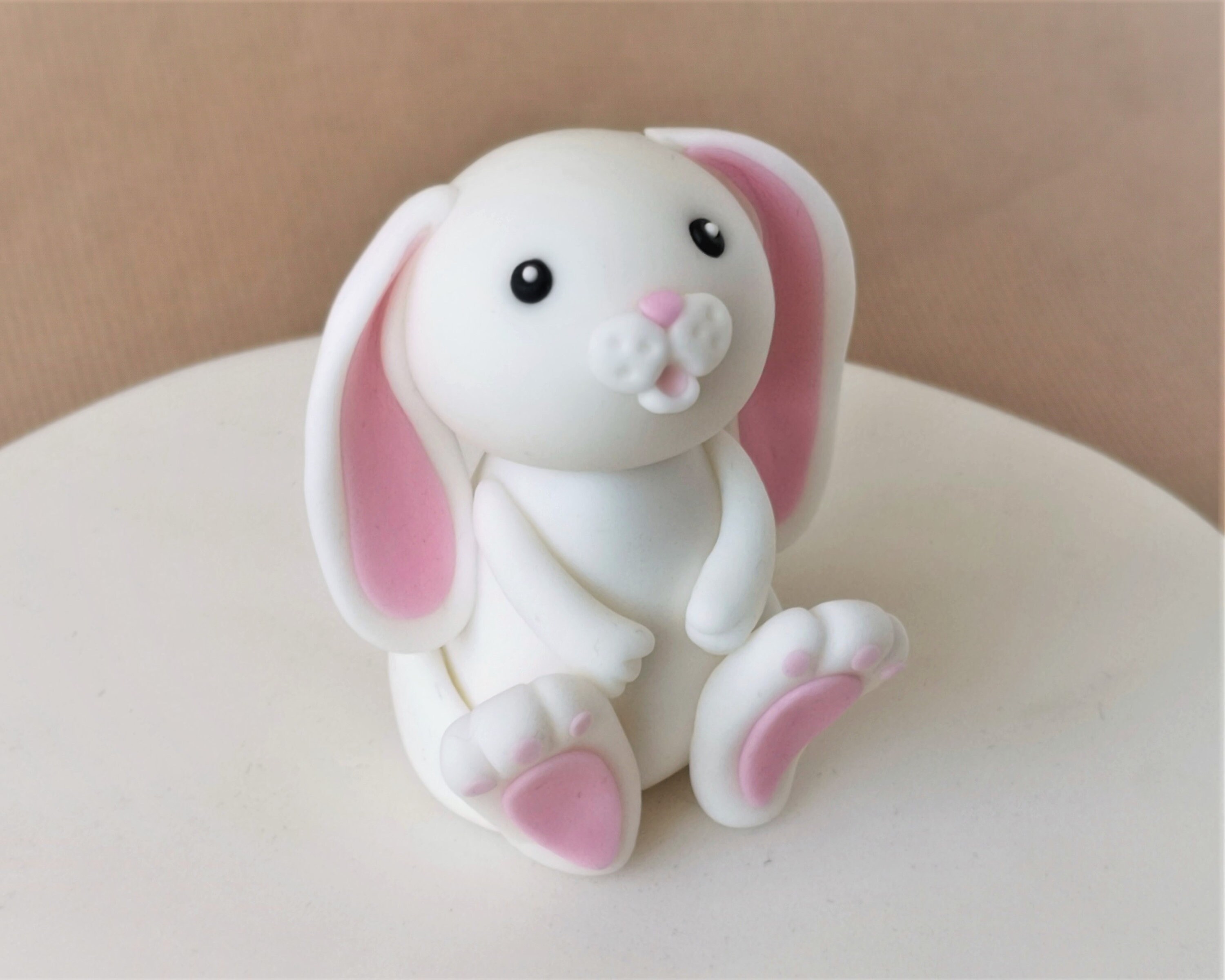 Fondant Rabbit Cake Topper Rabbit Topper Bunny Cake Topper Etsy Australia