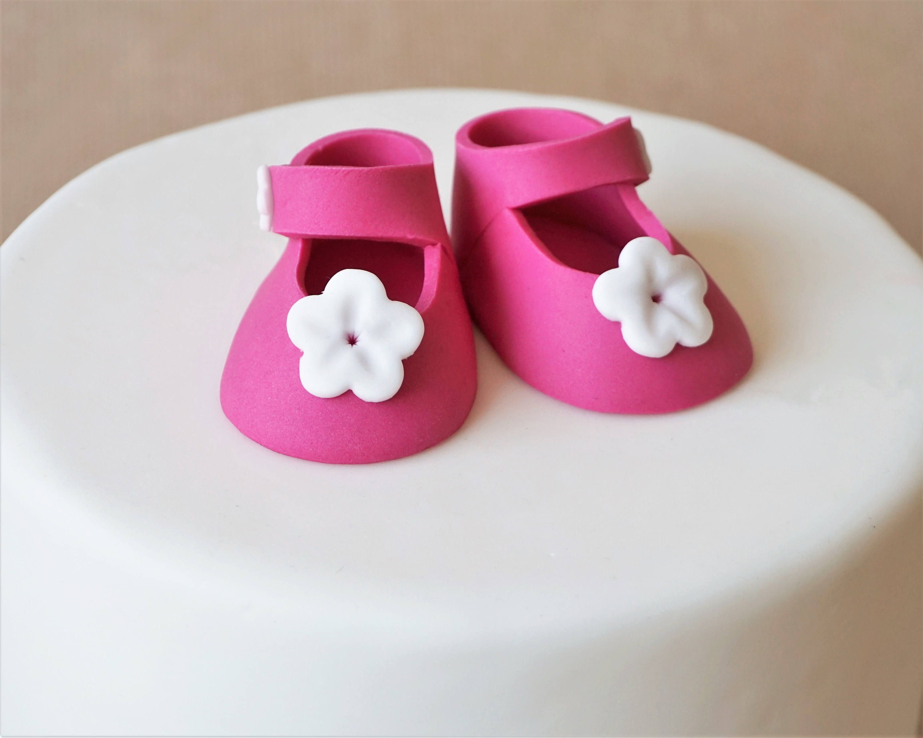Fondant baby meisje schoenen voor baby baby shower -