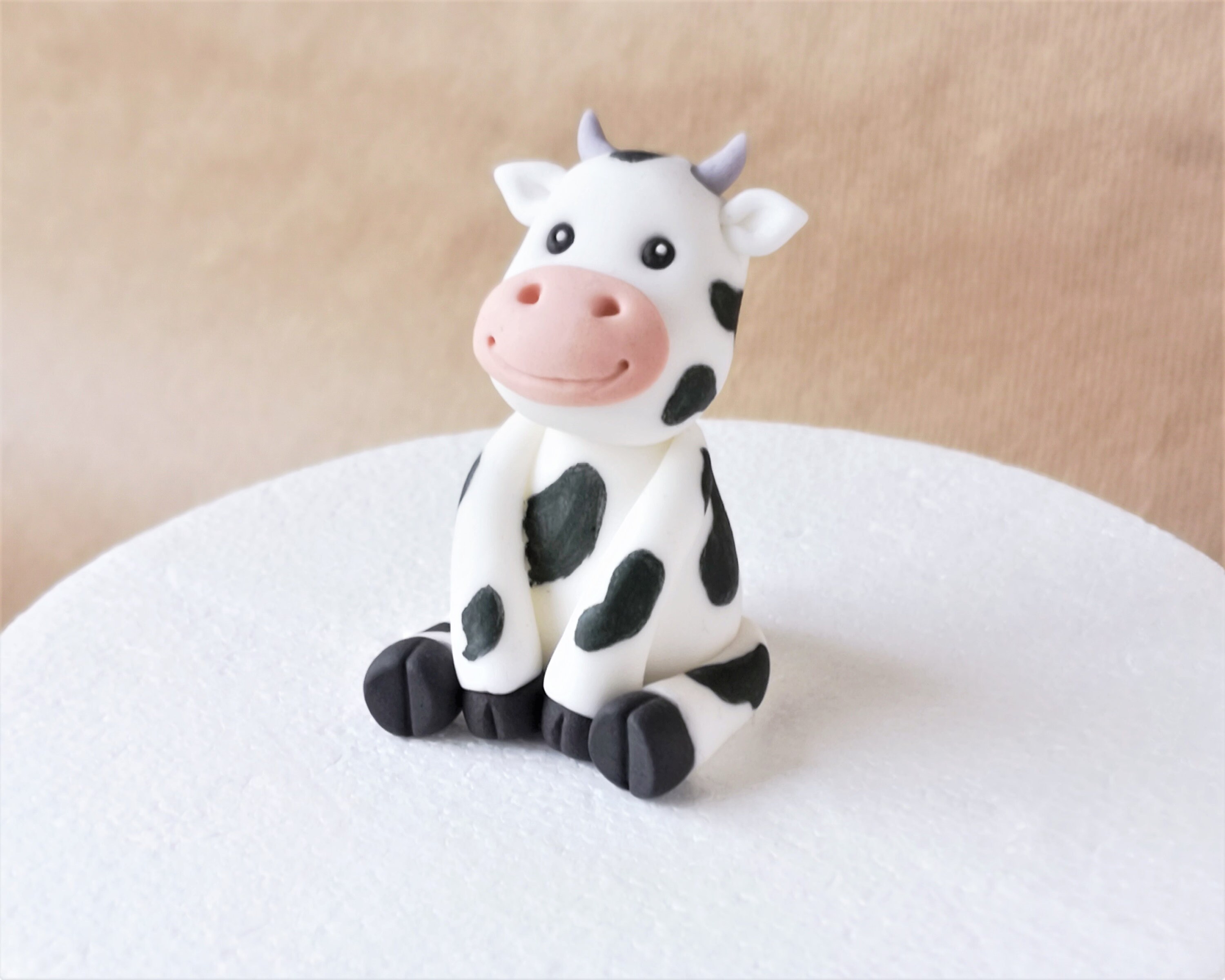 Fondant Kuh Kuchen Topper für Bauernhof Kuchen Fondant | Etsy