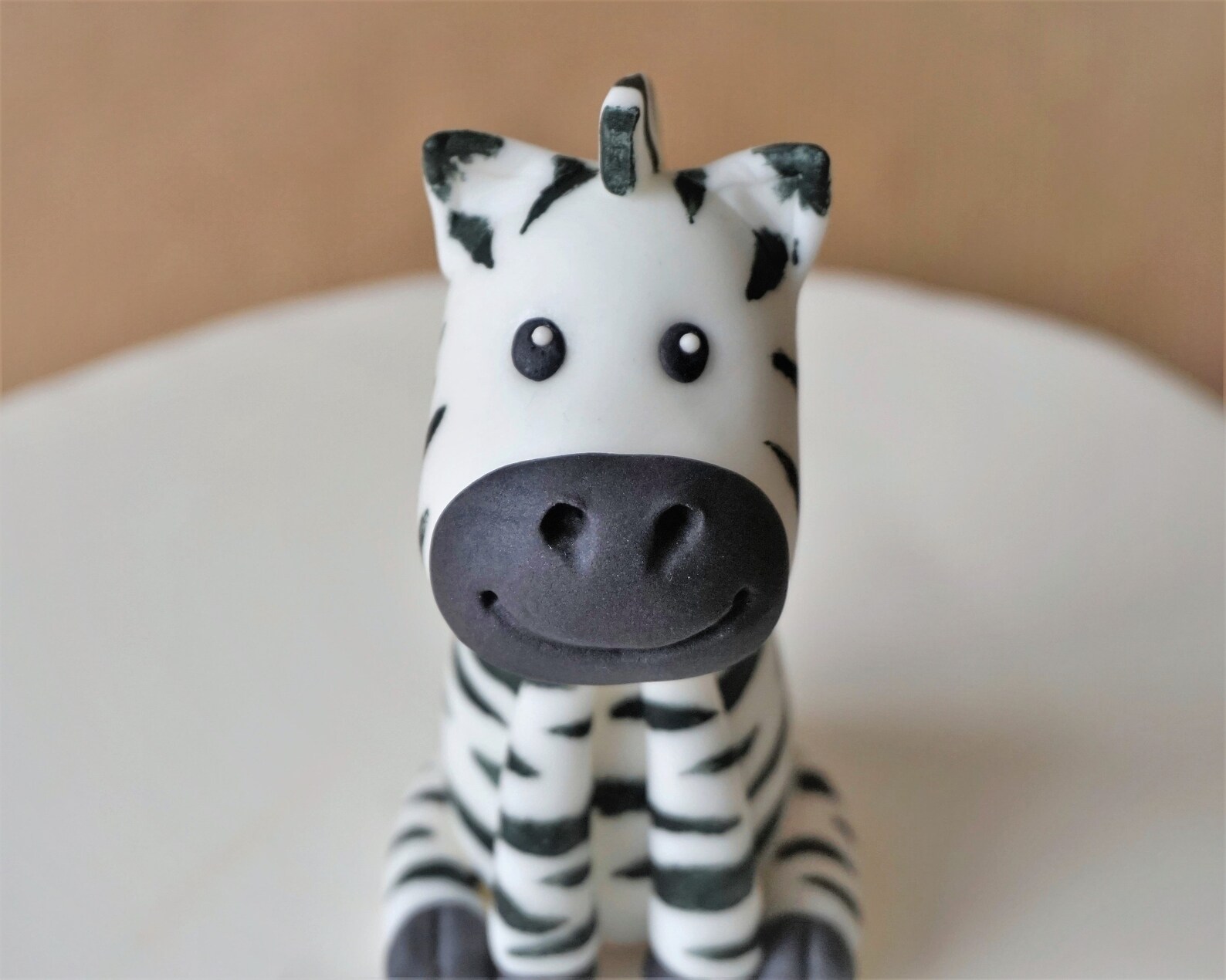 Fondant zebra cake topper zebra verjaardagstaart zebra baby Etsy