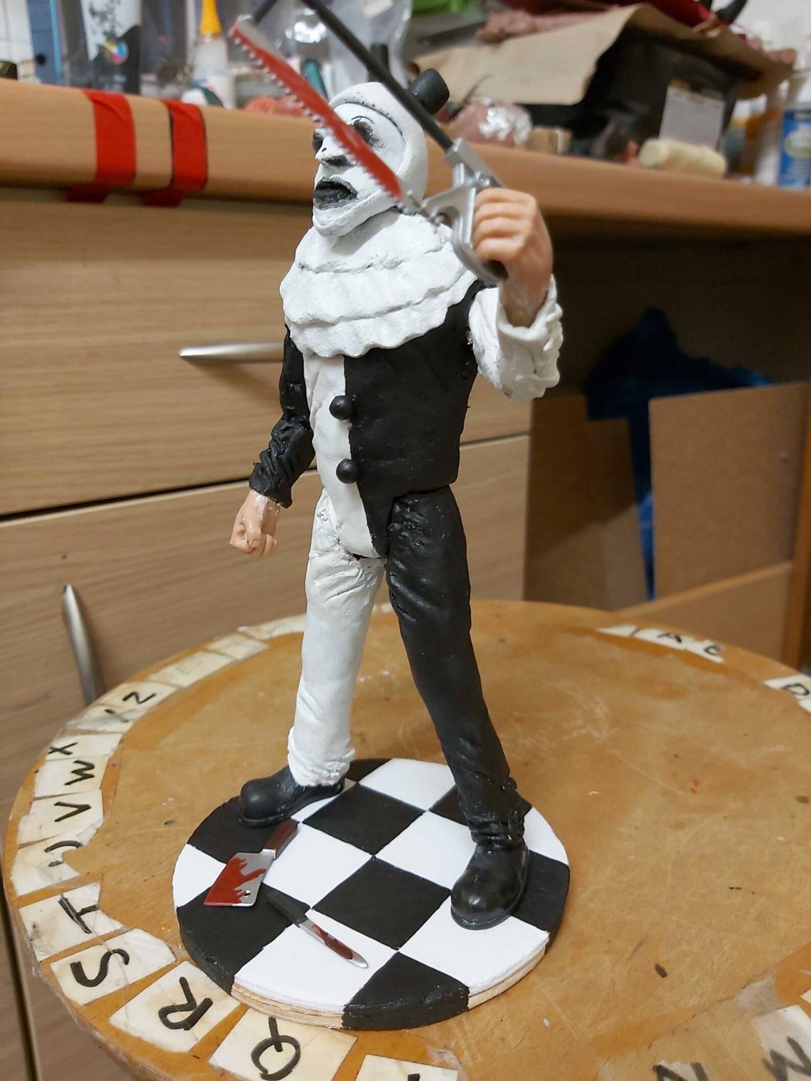 Horror the Terrifier Art the Clown 7inch Figure & Base | Etsy