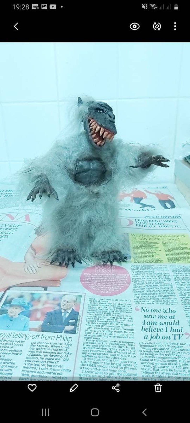 SALE..Horror Creepshow The Crate Fluffy Figure