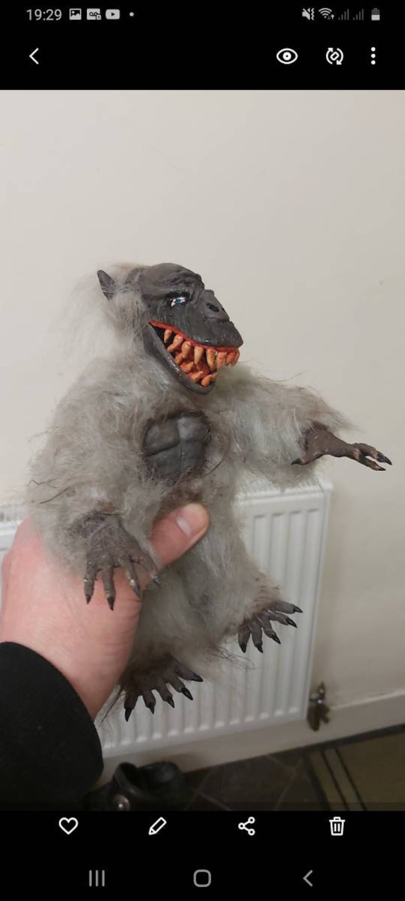 SALE..Horror Creepshow The Crate Fluffy Figure