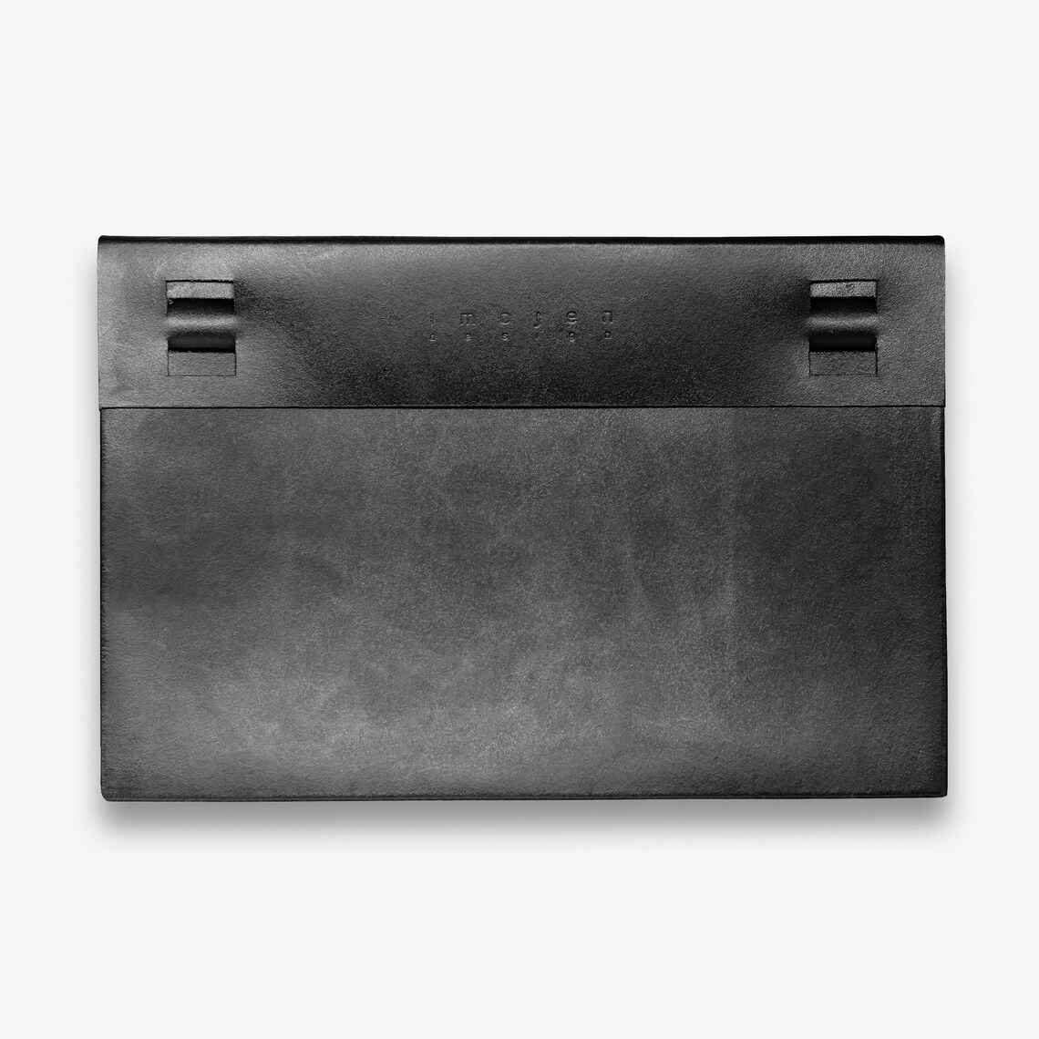 The CENTER Black Leather Notebook Holder, Laptop Holder, MacBook Holder