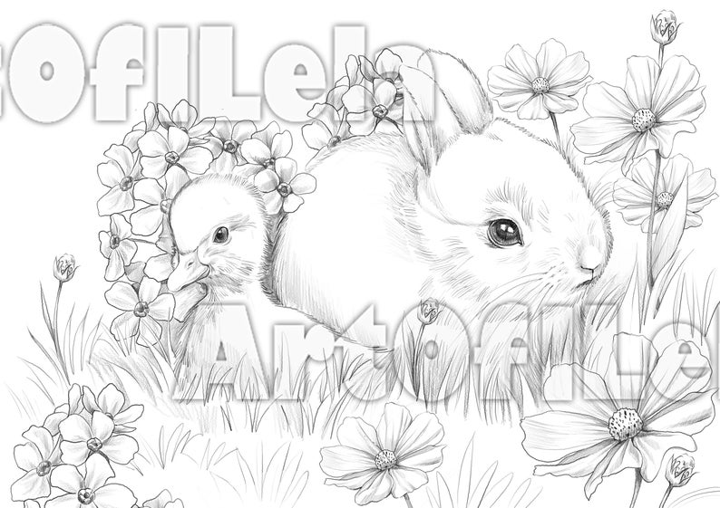 Coloring Page to Download Printable Adult Coloring Pages - Etsy