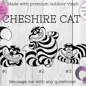 AIW Cheshire Cat Vinyl Sticker Decal