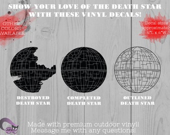 Star Wars Death Star Vinyl Decal