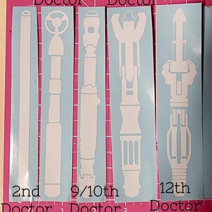 Dr Who Sonic Screwdriver Vinyl Decal - Etsy
