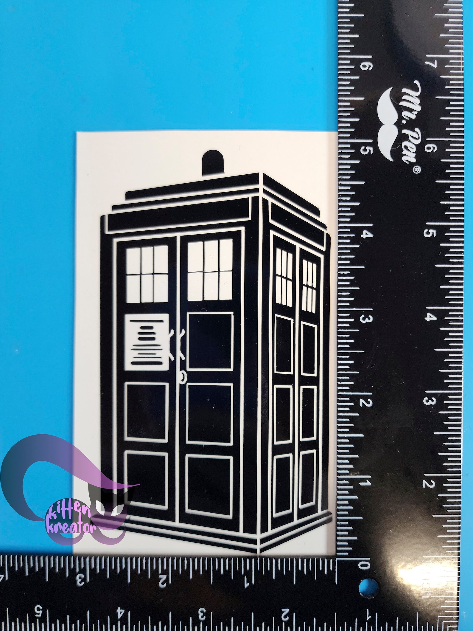 Dr Who TARDIS Vinyl Decal - Etsy