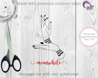 Meanwhile Vinyl Decal - Etsy