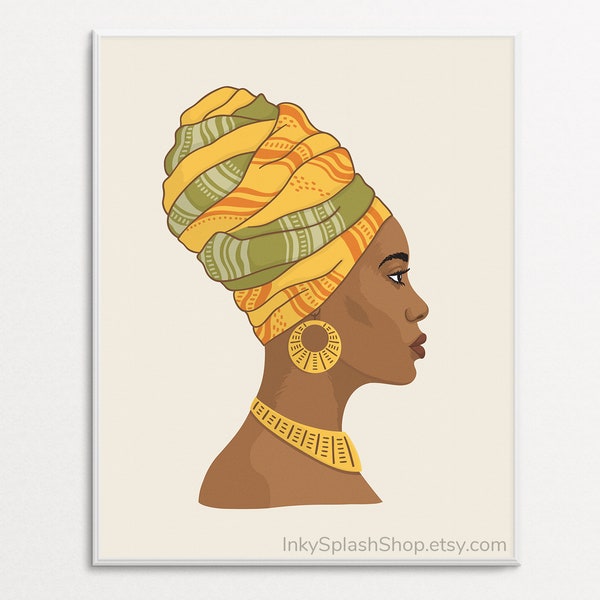 Ethnic Face Drawing Etsy