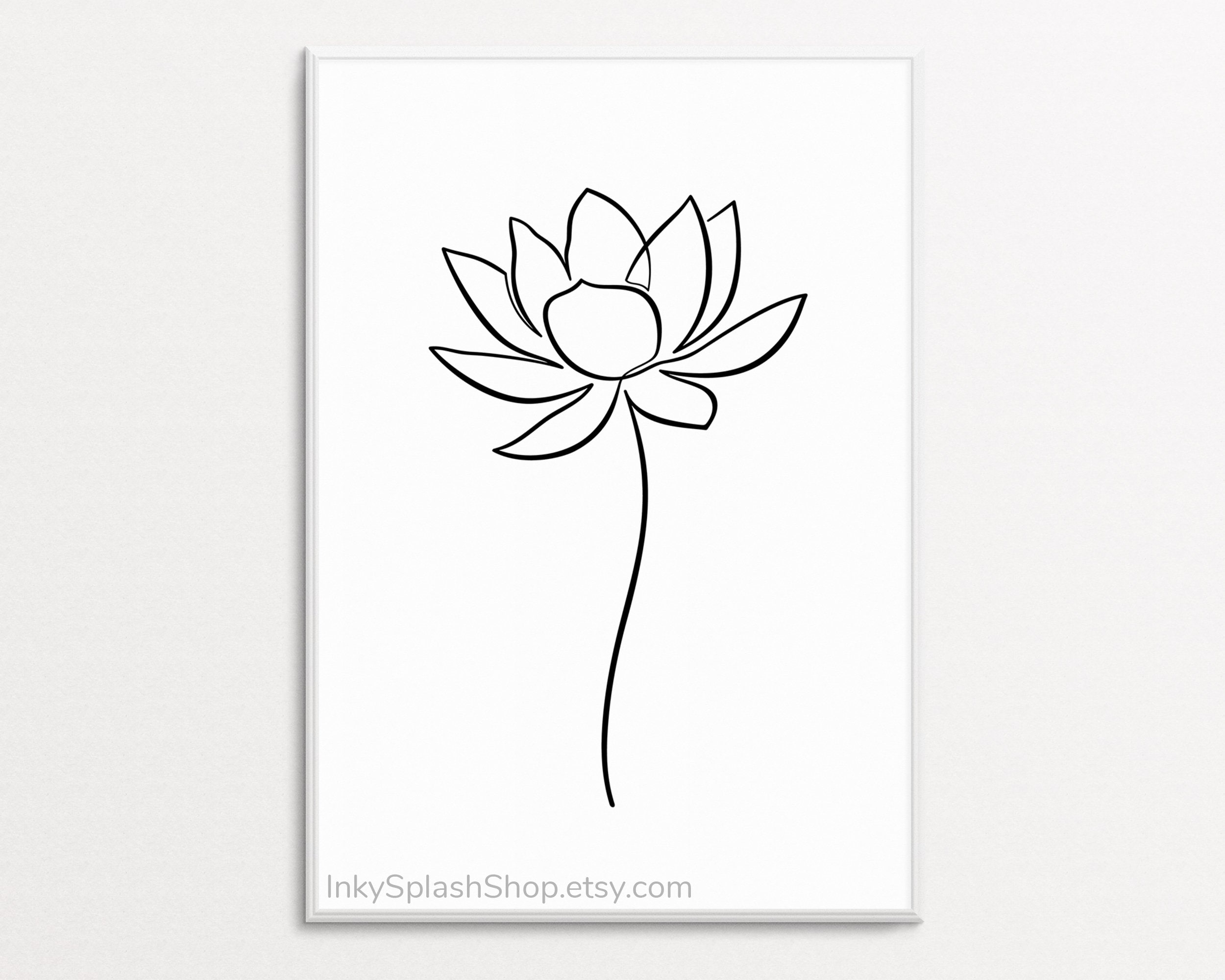 Drawing lotus flower Royalty Free Vector Image-saigonsouth.com.vn