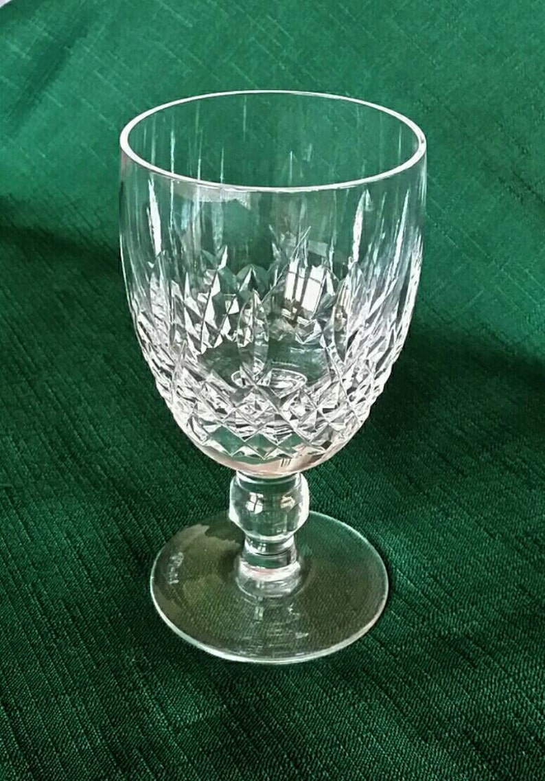 Waterford Crystal KILCASH PLAIN BASE Claret Wine Glasses Etsy