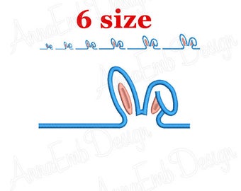 Bunny Embroidery Design. Easter Rabbit. Easter Frame embroidery. Easter Design. Easter Bunny Design. Monogram Font Frame. Bunny Frame Design