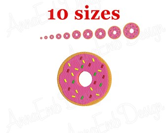 Download Donut Embroidery Etsy