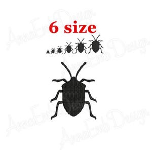 Beetle Embroidery design. Beetle Silhouette. Beetle mini Embroidery. Beetle design. Halloween Beetle Design. Machine Embroidery Design.